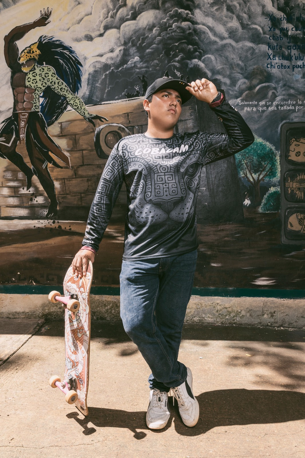 Playera Jersey Negra Soy relevo Manga Larga Deportiva Unisex. Precio más IVA.