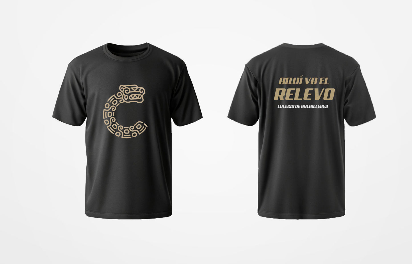 Playera negra para hombre 100% algodón cuello redondo y manga corta. Precio más IVA.